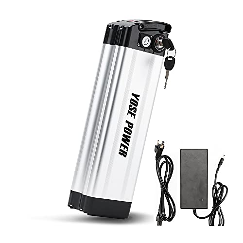 Yose Power 48V 36V 10.4Ah 13Ah 15Ah 17.4Ah Ebike Battery Sliver Fish Electric Bike Battery 250W 350W...