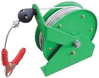 Speedaire, 45UZ50, Cable Reel, Spring, Green, 100 ft. L