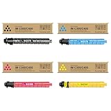 Junnchee IM C300 IM C400 IMC300 IMC400 Toner Cartridge Replacement for Ricoh 842378 842379 842380 842381 for Lanier Savin IM C300F C400F C400SF Printer Ink Black Cyan Magenta Yellow