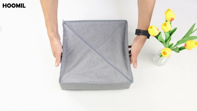 6er-Set Faltbare Schubladen-Organizer – Grau, 3 Größen Für Kleidung, Socken, BHs & Accessoires