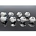 Thlevel 8 Piezas 16mm Momentáneo Pulsador de Botón Metálico, Interruptores de Botón...