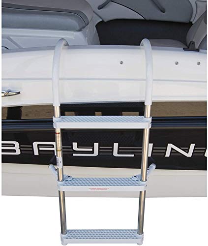 DotLine 3 Step Gunwale Hook Aluminum Ladder