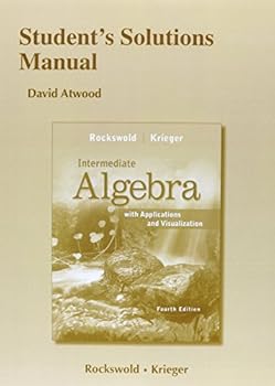 Hardcover Intermediate Algebra with Applications & Visualization & Student's Solutions Manual for Intermediate Algebra with Applications & Visualization & MyLab ... -- Glue-in Access Card Package (4th Edition) Book