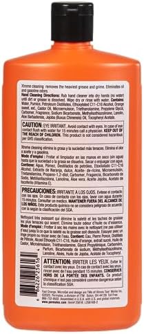 Fast Orange 25616 Xtreme Heavy Duty Hand Cleaner, Natural Citrus Scent, Waterless Cleaner For Mechanics, Strong Grease Fighter, Eliminates Odors while Protecting Skin 15 Fl. Oz - 1