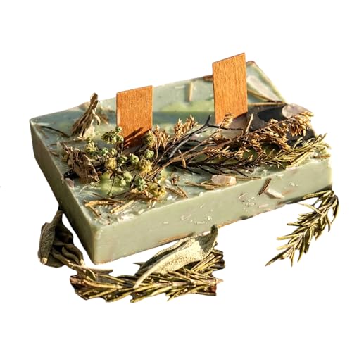 Bougie Mèche Bois Sauge Romarin Essences Agape pour rituel