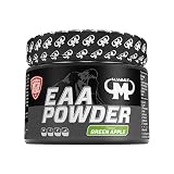 Mammut Nutrition EAA Powder, Green Apple, 70 % EAA für den Muskelaufbau, mit Vitamin B6 optimiert, 250 g Dose