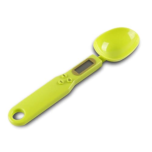 Miniatura 10 de Báscula electrónica de cuchara de alimentos de 17.64 oz0.00 oz con peso para gramos y onzas, báscula digital de cocina con mango y boquilla para