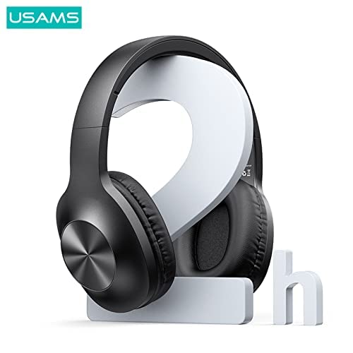 USAMS On-Ear Wireless Headphones Bluetooth BT 5.0 Headphones Stereo Headset HD with Microphone 1200 mAh Type-C - Image 4