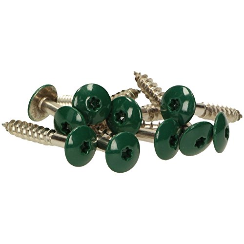 Meisterling® FassadenSchrauben 4,8 x 38 mm mit Flachkopf, V2a Edelstahl Cover