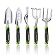 Gartenwerkzeug-Set WORKPRO, 5-teiliges Set aus Aluminiumguss