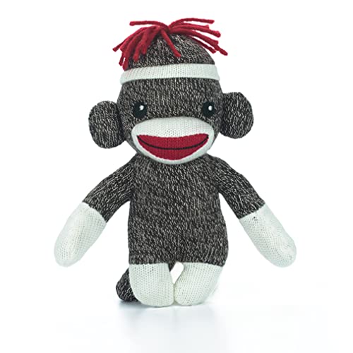 Plushland Adorable Sock Monkey And Love You Bear, The Original Traditional Hand Knitted Stuffed Animal Toy Gift-For Kids, Babies, Teens, Girls And Boys Baby Doll Present Puppet #TOP5