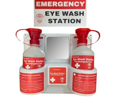 Portable Eye Wash Station OSHA Approved – Wall-Mounted Emergency Eyewash