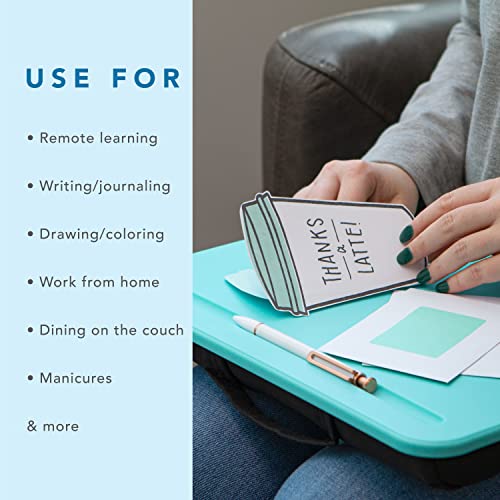 Lapgear Compact Lap Desk - Aqua Sky - Fits Up To 13.3 Inch Laptops - Style No. 43109 #TOP2