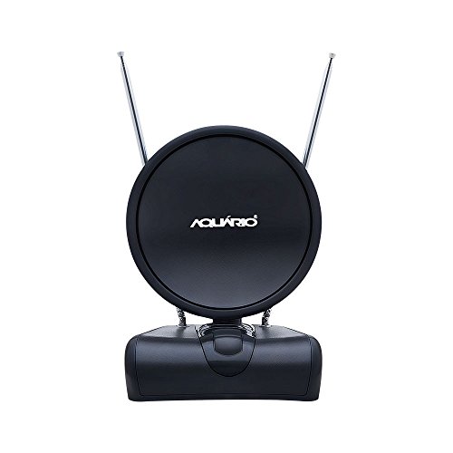 Antena Interna TV 4 em 1, Aquario, TV-500, Preto, Pequeno