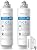 Waterdrop G3 Reverse Osmosis System, with WD-G3-CF Water Filter, 2-Pack, 8 Stage Tankless Reverse Osmosis Water Filter, Bundle