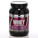 Boditronics Diet Whey Protein Powder with High Protein Blend and High doses of CLA, Vitamins C & E for Lean whey Protein Shake Powder (Vanilla Ice Cream, 900g)