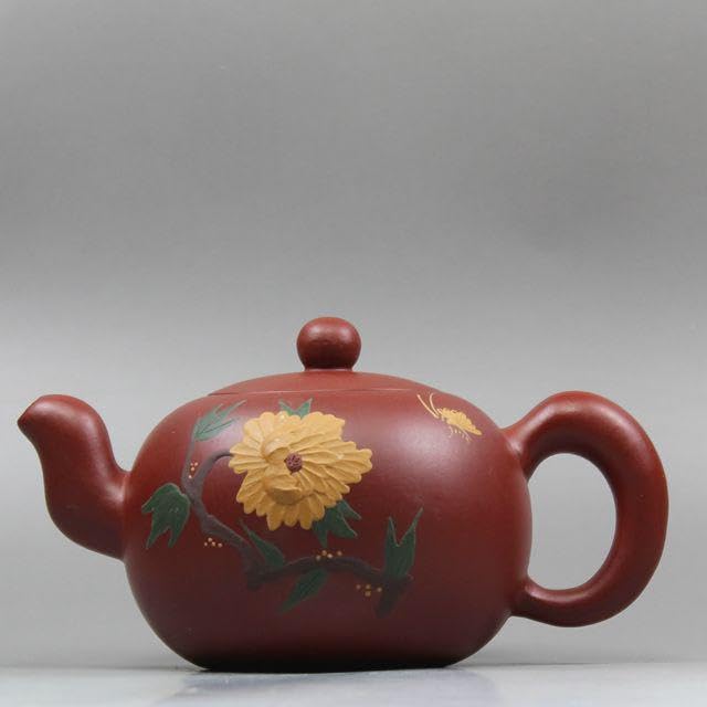Amazon.co.jp: 宜興 茶壺 茶道具 紫砂壺 紫砂急須 朱泥紫泥 現代工芸品
