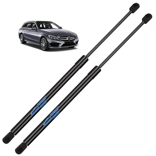 Koaudb 2Pcs Boot Struts for Mercedes Benz C Class W204 2007-2014 Rear Tailgate Boot Gas Struts Lift Support System Gas Strut Heavy Duty 580N Car Gas Struts Rear Tailgate Boot Replace #2129801064