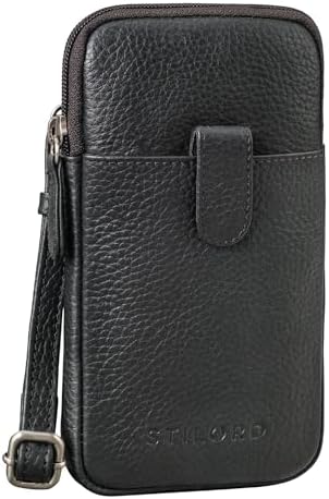 STILORD 'Amara' Bolso crossbody pequeño de cuero bolso para teléf...