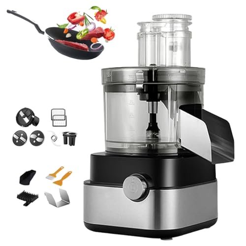 Elettrico per verdure con 5 lame, preparazione degli alimenti senza sforzo per una preparazione rapida e facile dei pasti in cucina, chef casalinghi e appassionati di cucina