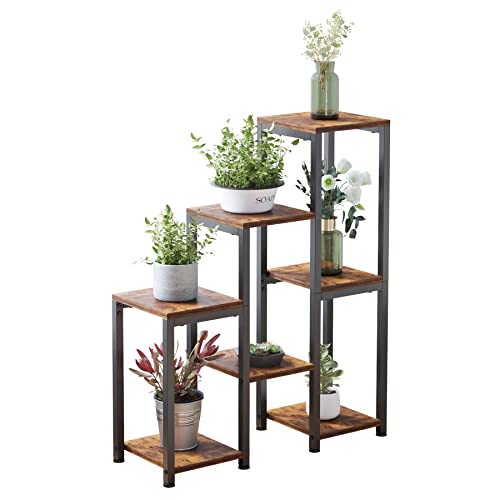 Vondream 3 Tier 7 Potted Plant Stand Indoor, Plant Stands For Indoor Plants Multiple, Corner Plant Shelf For Living Room, Tiered Plant Holder, Metal Plant Table #TOP18