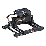 CURT 16059 A25 Sliding 5th Wheel Hitch, 25,000 lbs, Fits Select Silverado, Sierra Puck System
