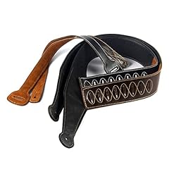 RENSLAT Cuir de Vachette Souple et Durable Sangle de Guitare Acoustique Sangle de Guitare électrique Sangle de Basse… - Les Beatles, Paul McCartney, John Lennon, RIngo Starr, George Harrison RENSLAT Cuir de Vachette Souple et Durable Sangle de Guitare Acoustique Sangle de Guitare électrique Sangle de Basse… – Image 3