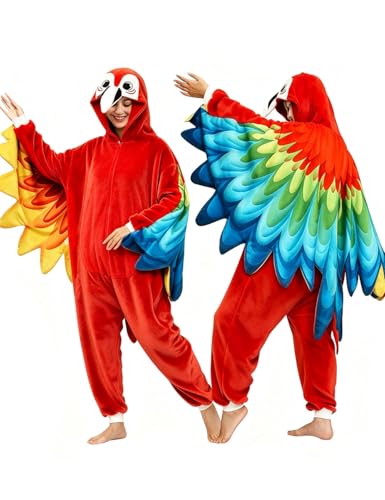 ABPTBAZ Adult Costume Onesie Pajamas Funny Cosplay Halloween Christmas Women men