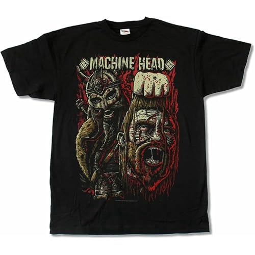 Round neck Machine Head This Is Not A Game Mens ens Women T Shirt 100% Cotton Merch Black M