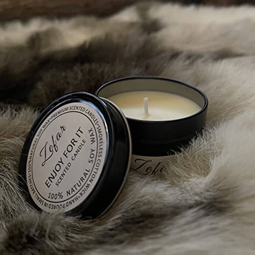 Premium Scented Aromatherapy Candles For Men&Women Hand Poured Made Of 100% Natural Soy Candles 20 Hours Burning Time Relax For Travel & Bathroom & Home Gift For Men Lemon #TOP2