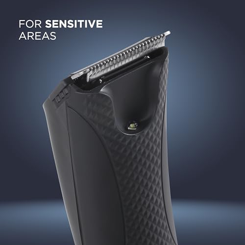 Image of Members Only - Hair Trimmer, FusionPro 2-in-1 Full Body Groomer, Rechargeable Tool for Face, Beard & Body with Precision Blades