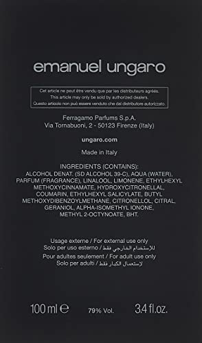 Miniatura 3 de Ungaro - Iii H Aromatique Eau De Toilette 100ml