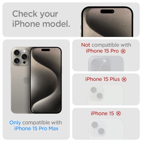 Image of Spigen Alignmaster Full Coverage Tempered Glass Screen Protector Guard For Iphone 15 Pro Max - 2 Pack for Smartphone