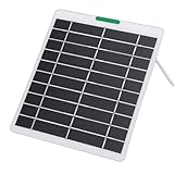 Alimentation durable : le panneau de charge solaire assure une alimentation continue avec une charge solaire efficace de 5 W, économe en énergie, stable et efficace.