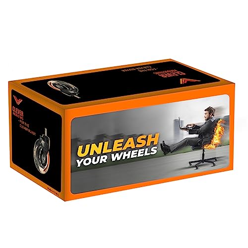 Office Chair Wheels - 98% Universal Fit Caster (3 Inch, Set Of 5) Replacement Rollerblade Style Desk For Hardwood Tile Vinyl Carpet Casters #TOP7