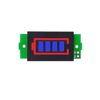 1pcs Lithium Battery Capacity Indicator Module,Blue