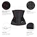 KIMIKAL Women Waist Trainer Corset Belt: Under Clothes Sport Tummy Control Long Torso Shapewear BLACK Large