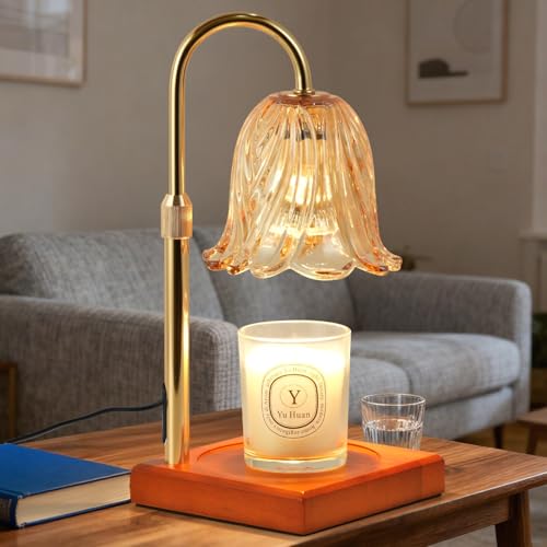 GODONLIF Candle Warmer Lamp with Timer Dimmable, Birthday Gifts for Women Mom, House Warming Gifts New Home Decor, Wax Melt Warmer for Jar Candles