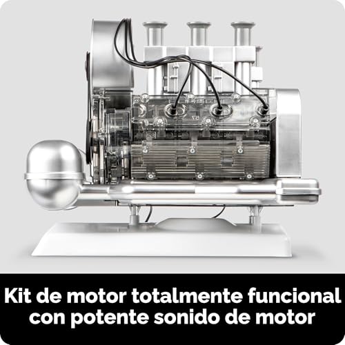 Miniatura 8 de Franzis 67224 - Porsche 911 Boxermotor Facelift, Kit De Construcción De Motor Fiel Al Original Del Clásico Motor De 6 Cilindros Refrigerado Por Aire A Escala 1:4, Incl. Módulo De Sonido, Manual De