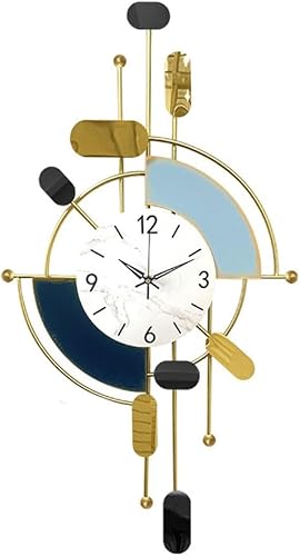 Nordic Light Luxury Art Clock Wall Clock Living Room Household Atmosphere Wall Watch Bedroom Clock Wall
