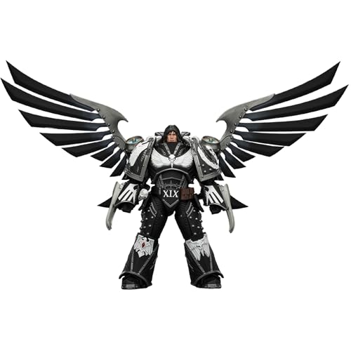 JOYTOY Corvus Corax Warhammer 40k Raven Guard 1/18 Action Figure Raven Guard Corvus Corax Primarch of the XIX Legion Collectible Gifts,Toys for Kids 15+ and Adults 7-inch Pre-Order