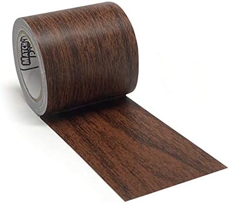 MATCH 'N PATCH Realistic Wood Grain Repair Tape, Dark Walnut