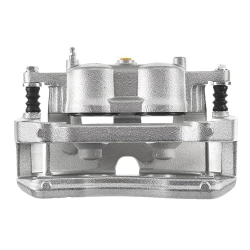 Image of Detroit Axle - Front Right Brake Caliper for Ford 2012-2020 F-150, 2011-2013 2015-2017 Lobo, Passenger Side Brake Caliper with Bracket 2016 Replacement