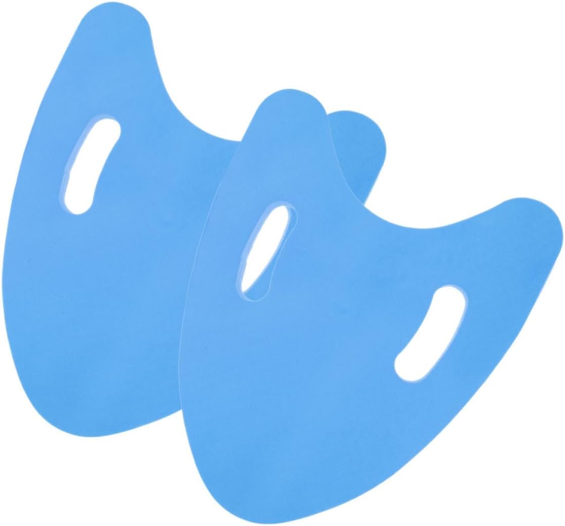 FRCOLOR 2pcs A-Shape Swim Kickboards Blue Floating Swim Training Boards for Beginners Pool Swimming Supplies Water Sports Equipment