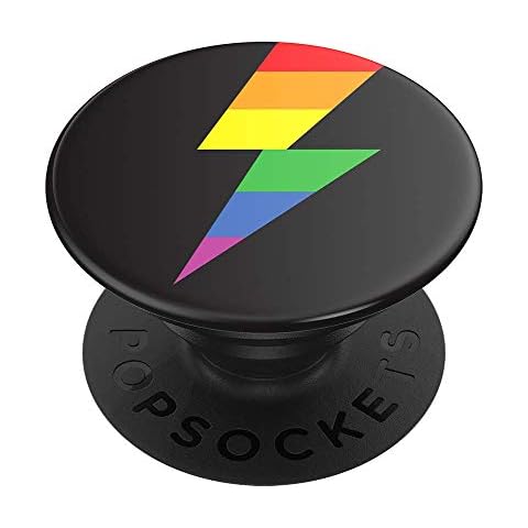PopSockets Rainbow Thunder Gloss Grip for Devices Cover