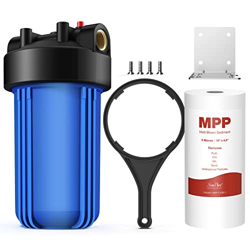 SimPure Whole House Water Filter Housing (DB10P), 10" x 4.5" Big Filter