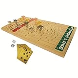 FINENI Horse Racing Board Game with Luxurious Durable Metal Horses, 11 Pieces , 1 Design & 4 Colors