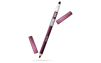 Pupa Milano True Lips Blendable Lip Liner - Dual-Ended Matte Lining Color and Brush - Light and Creamy, Hydrating, High Pigment, Smudge Proof Formula - Paraben Free - 034 Plum - 0.042 oz