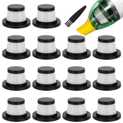 Image of Hepa Filter Replacement for Handheld Vacuum Cleaner as Seen on TV: Washable and Reusable Filters Fit for Compact Cordless Handheld Vacuum Cleaner (14 Pack)