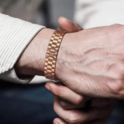 Kupferarmband MagEnergy für Herren aus 99,9% reinem Kupfer